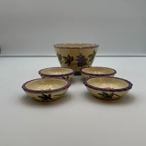Kimberly Noble Excellence Bowl and Dipping Bowls